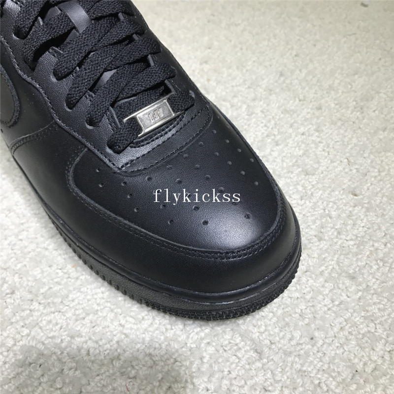 Nike Air Force 1 Low Top All Black